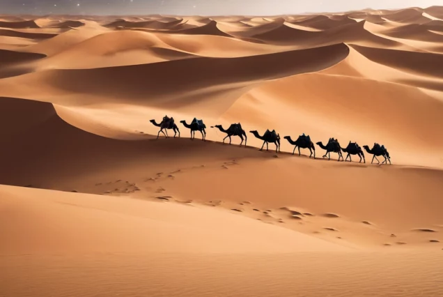 Grain de Sable du Maroc - Trek en caravane de dromadaires