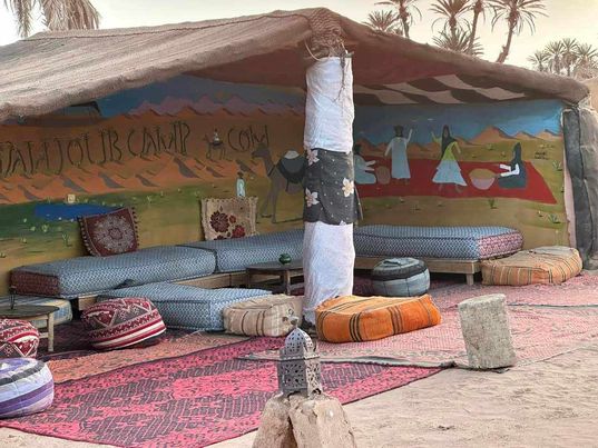 Extérieur du Bivouac de la palmeraie - Grain de Sable du Maroc