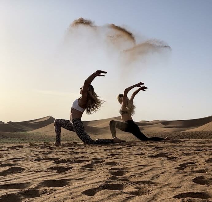 Lâcher prise dans le désert marocain